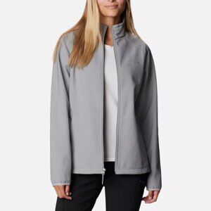 New NWT Columbia Women's Kruser Ridge II Softshell Jacket in Monument Grey XS